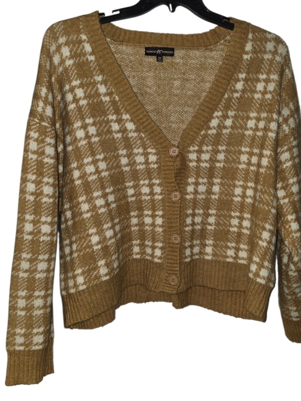 Almost Famous Long Sleeve Cardigan Sweater Size 3X